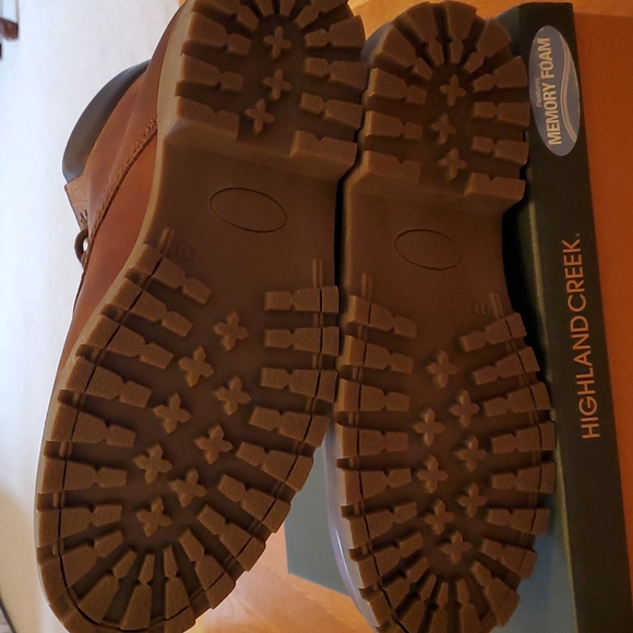 Winston Brown Leather Upper Boots Size 